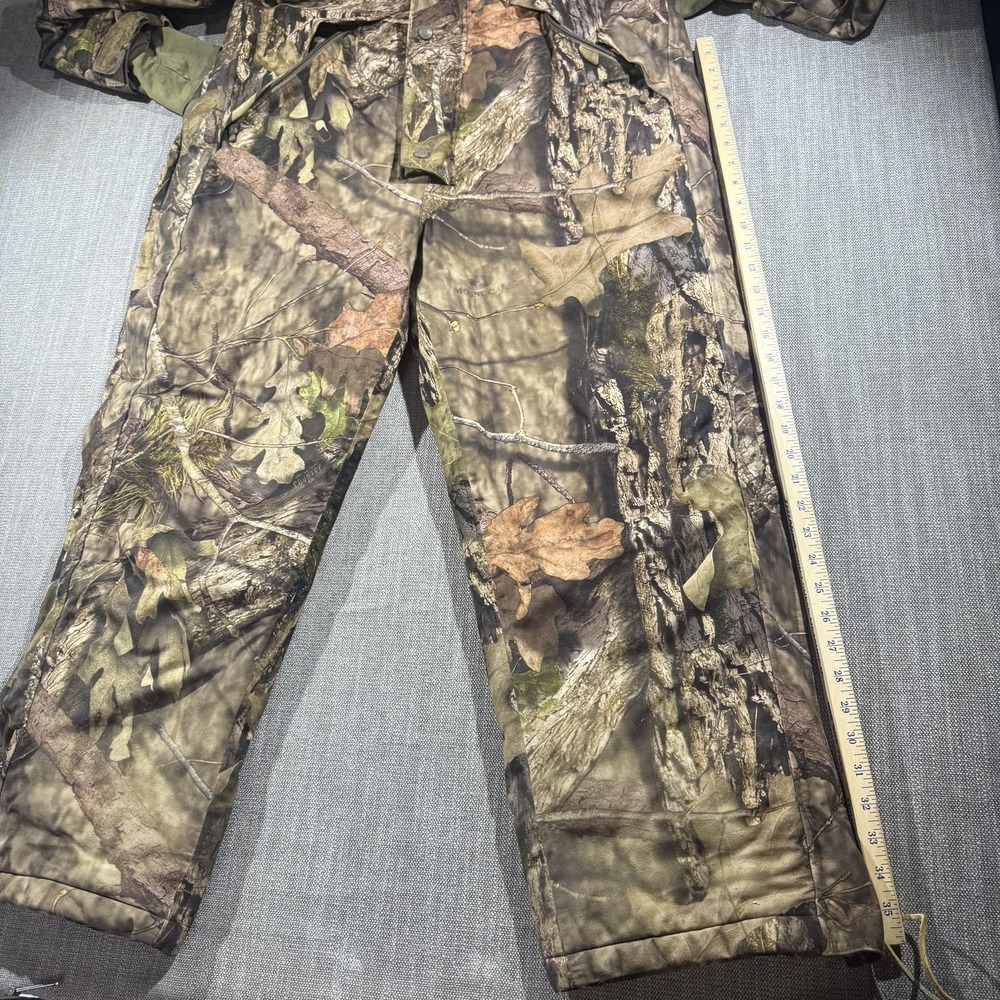 Guide Gear Coveralls Mens Large Mossy Oak Camo Insulated Hunting One Piece Suit - Picture 7 of 9